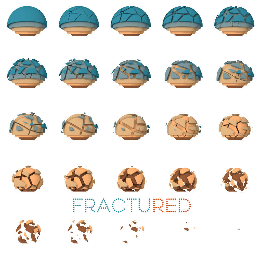 fractured ball